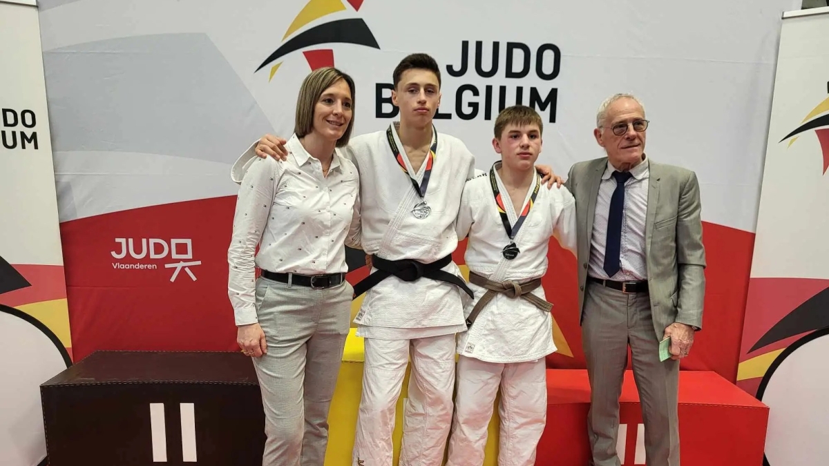Les jeunes du Judo Top Niveau en top forme durant les championnats de Belgique 2024